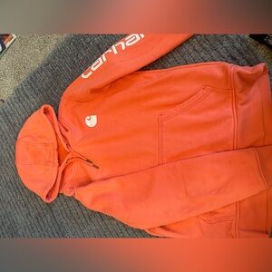 Carhartt Vibrant Coral Pullover Hoodie